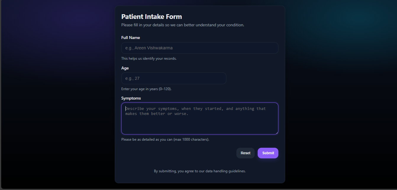 Health Care AI Assistant